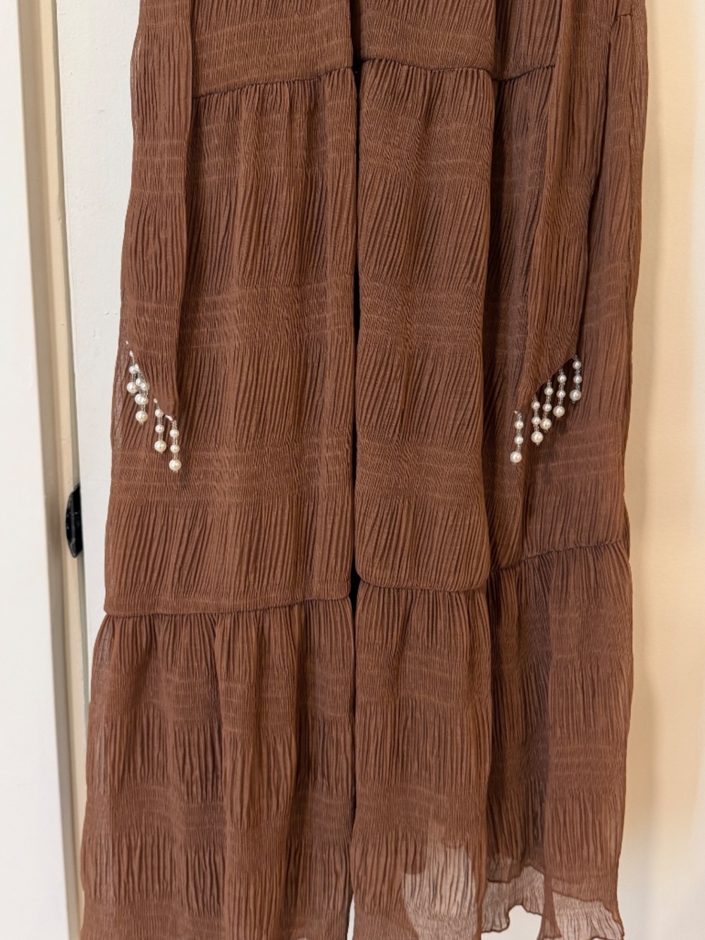 House of Harlow 1960 Brown Halter Midi Dress - Picture 5 of 10